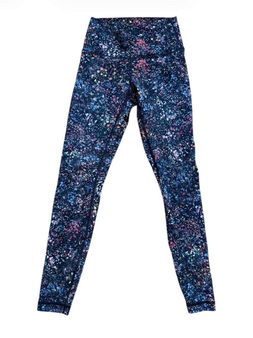 Black MultiColor Floral Spray | lululemon athletica | High-Rise Leggings | 28” - Picture 2 of 7